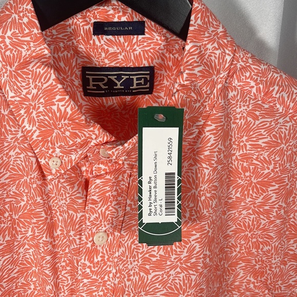 Rye by Hawker Rye Short Sleeve Button Down Shirt | BNWT | Large - Picture 2 of 5